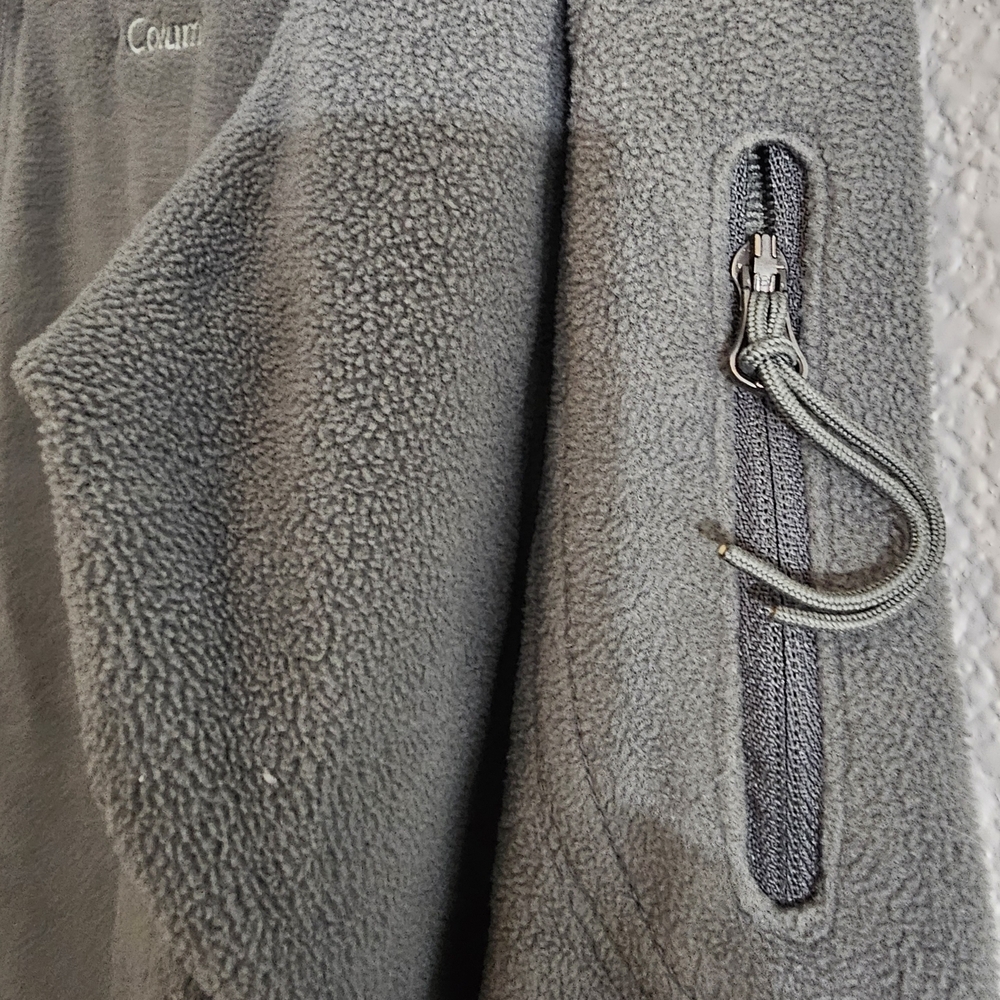 Columbia Gray Fleece Jacket - Picture 3 of 7
